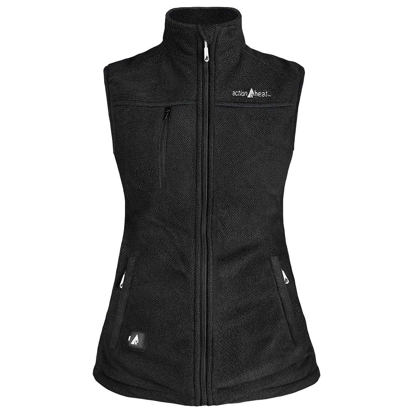 ActionHeat 5V Performance Fleece Battery-Heated Vest for Ladies - Black - XXL