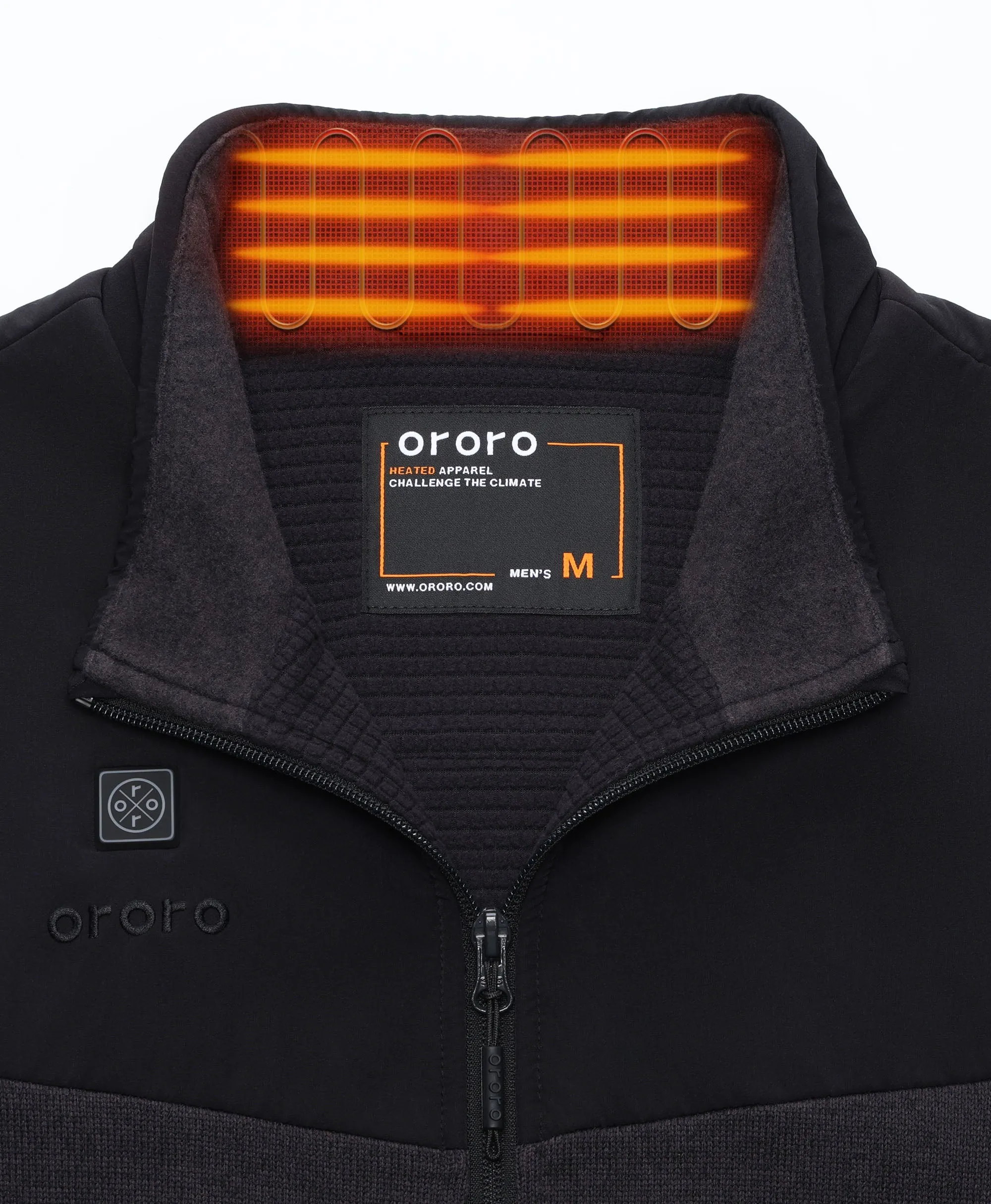 Augusta Men's Heated Sweater Fleece Vest (Apparel Only)