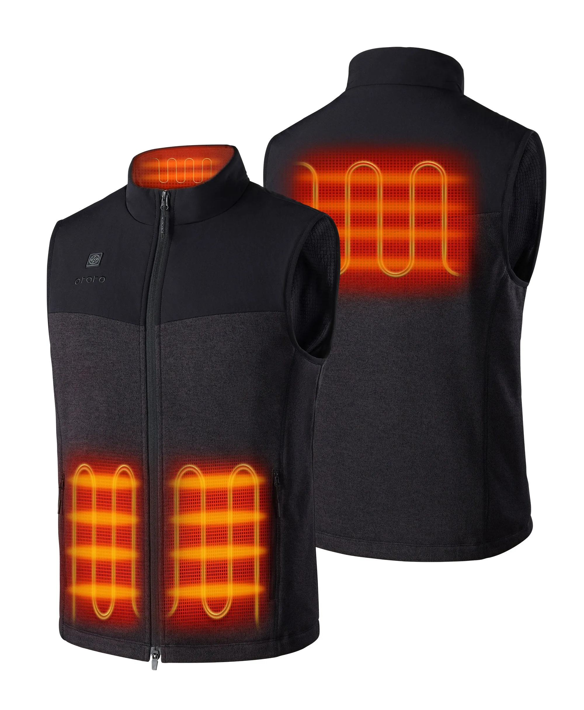 Augusta Men's Heated Sweater Fleece Vest (Apparel Only)