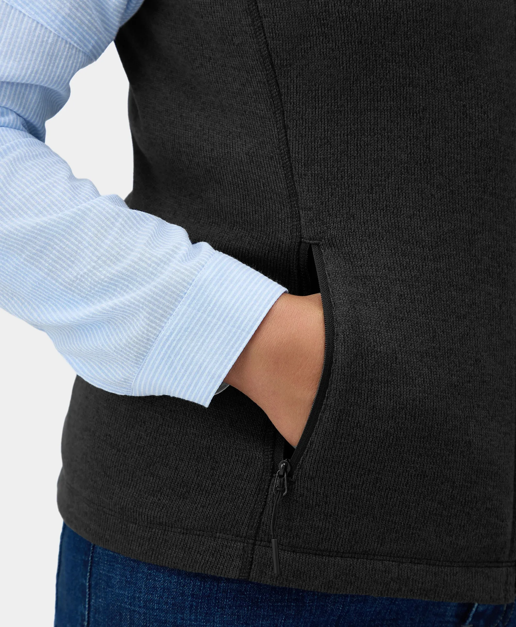 Augusta Women's Heated Sweater Fleece Vest (Apparel Only)