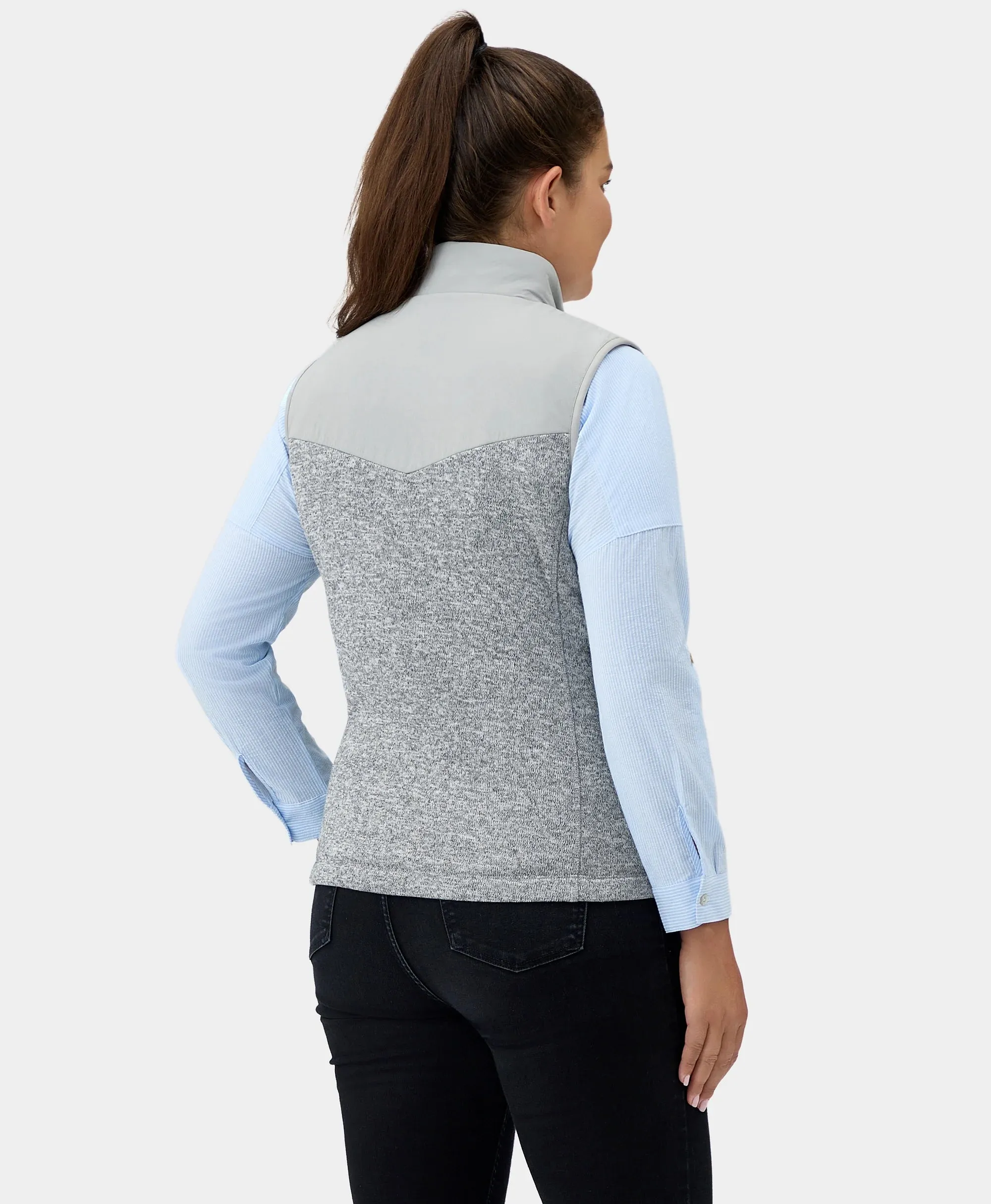 Augusta Women's Heated Sweater Fleece Vest (Apparel Only)