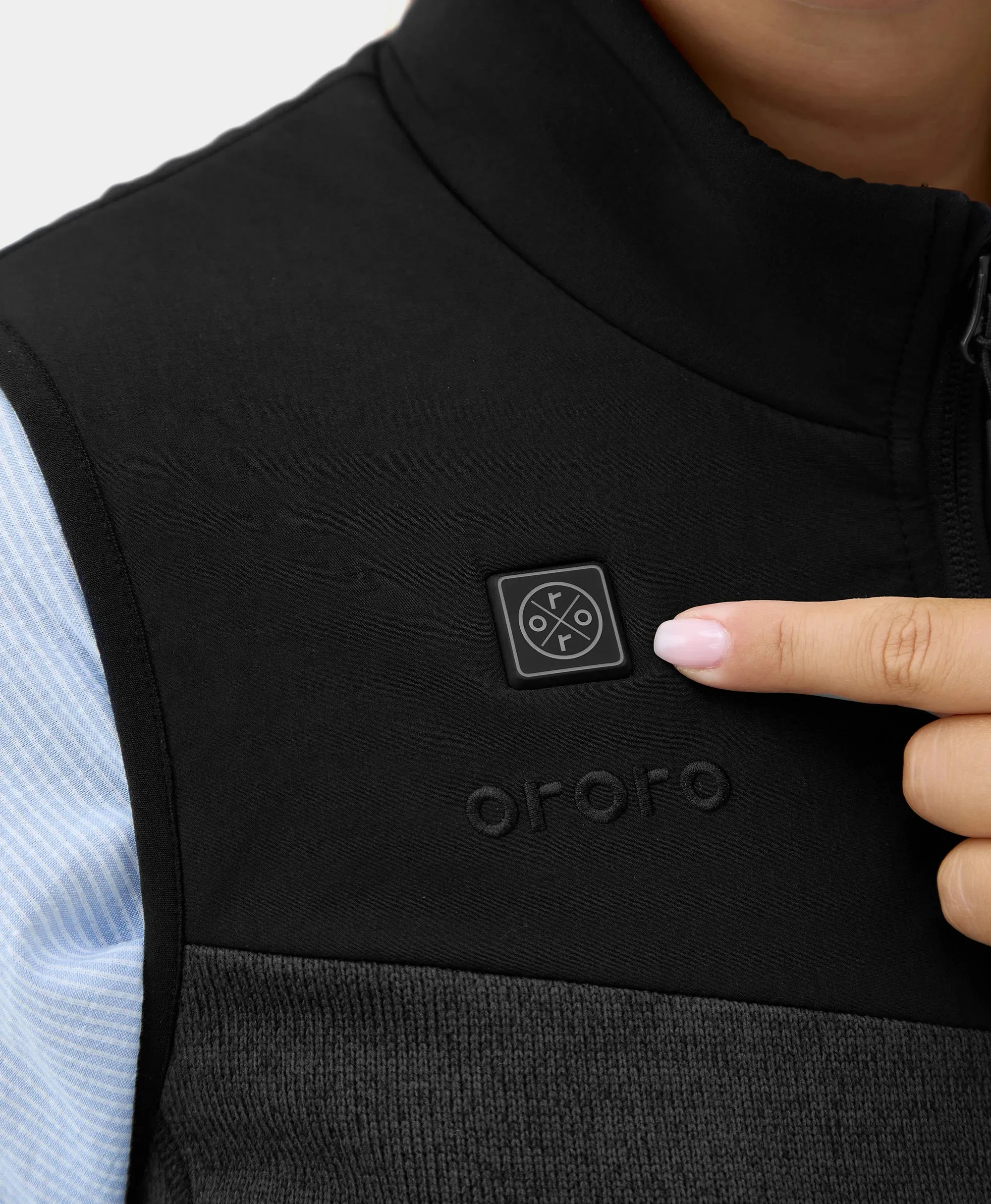 Augusta Women's Heated Sweater Fleece Vest (Apparel Only)