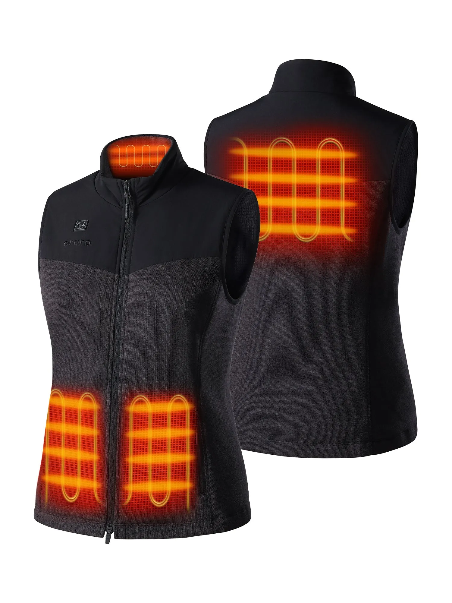 Augusta Women's Heated Sweater Fleece Vest (Apparel Only)