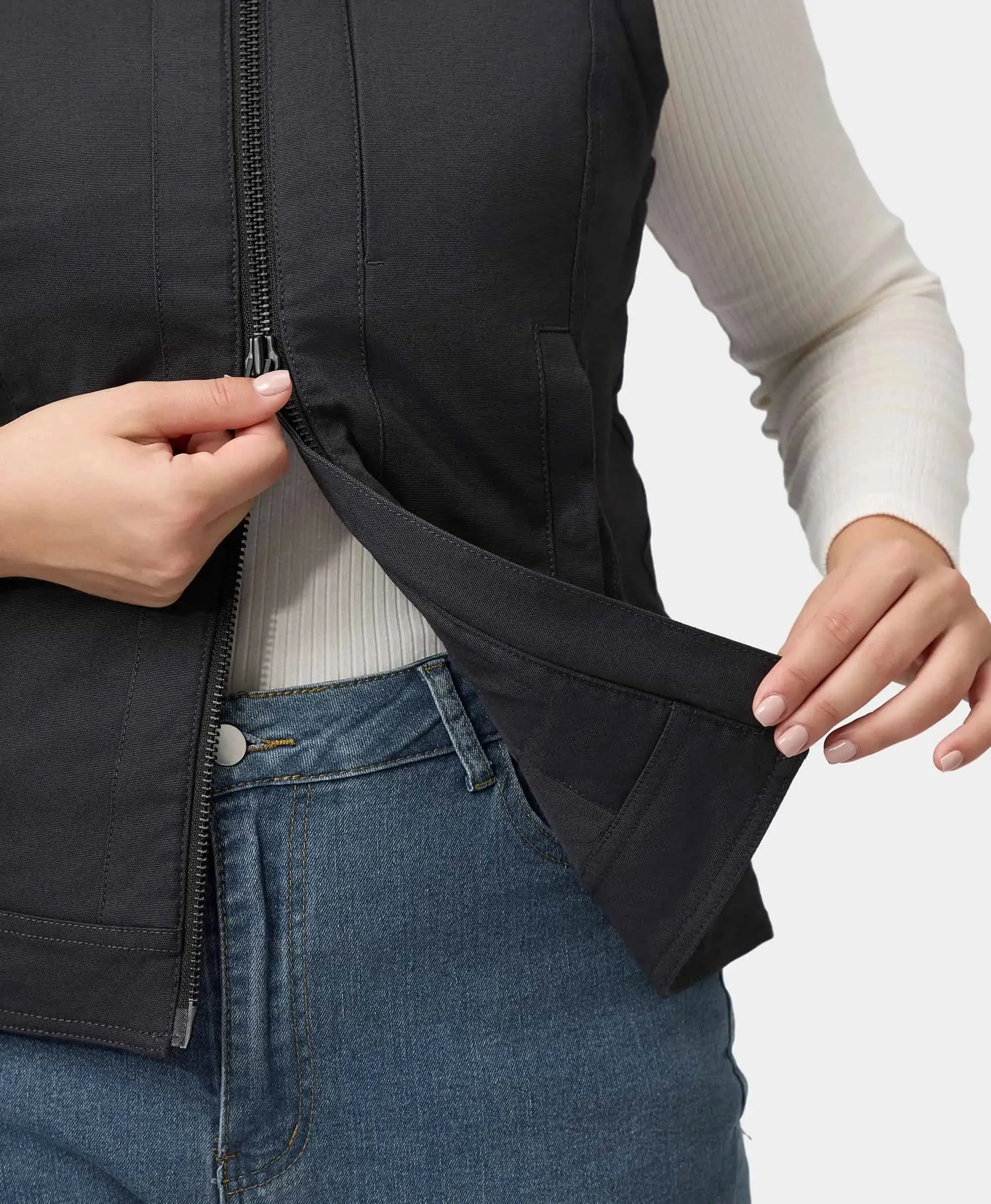 Cheyenne Women's 5-Zone Dual-Control Heated Canvas Vest (Apparel Only)