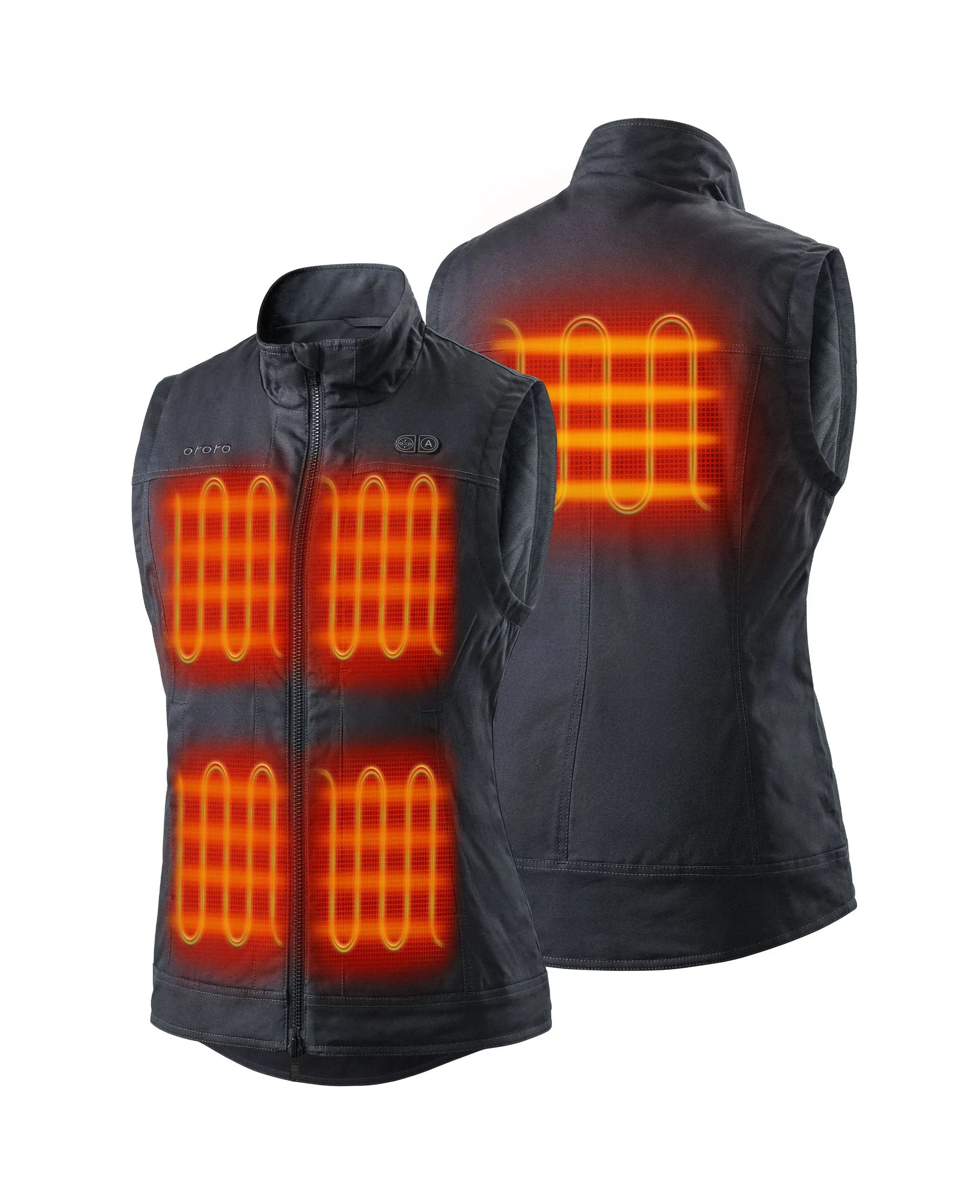 Cheyenne Women's 5-Zone Dual-Control Heated Canvas Vest (Apparel Only)