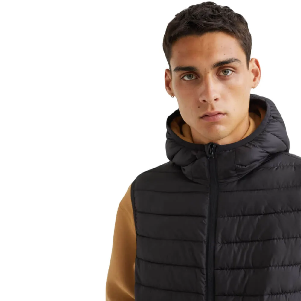 H&M Padded Lightweight Vest, black