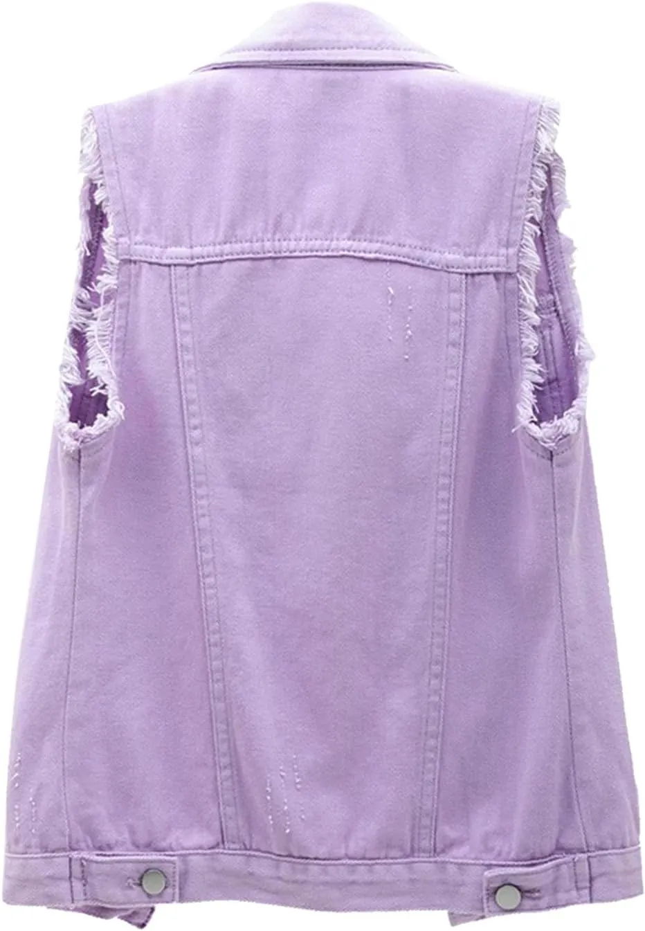 Jean Vest Top for Women 2025 Trendy Plus Size Sleeveless Denim Jacket Comfy Casual Classic Cute Cropped Jackets Coats