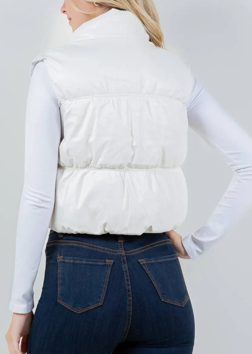 Lola Sherpa Lined Puffer Vest