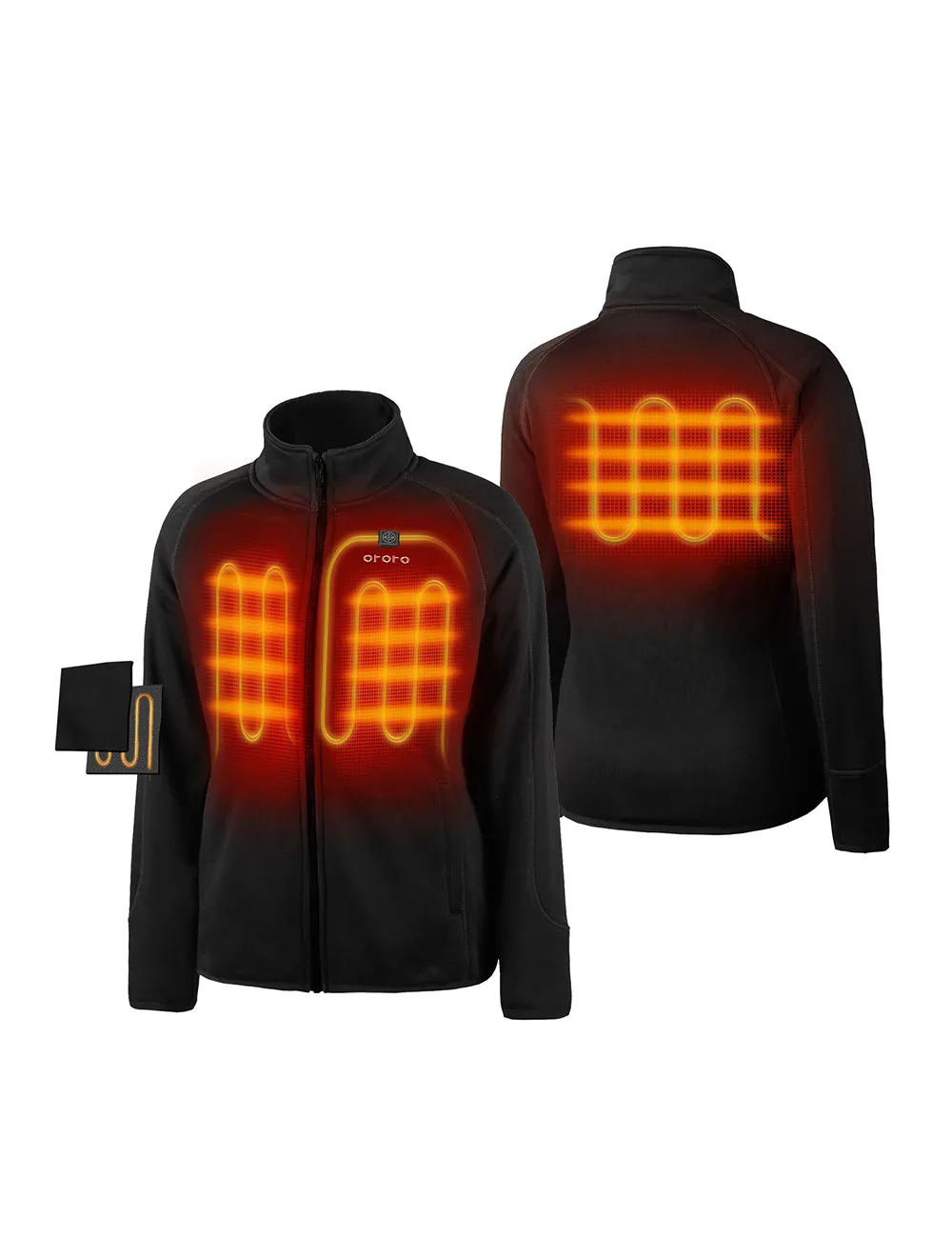 (Open-box) Women's Heated Full-Zip Fleece Jacket