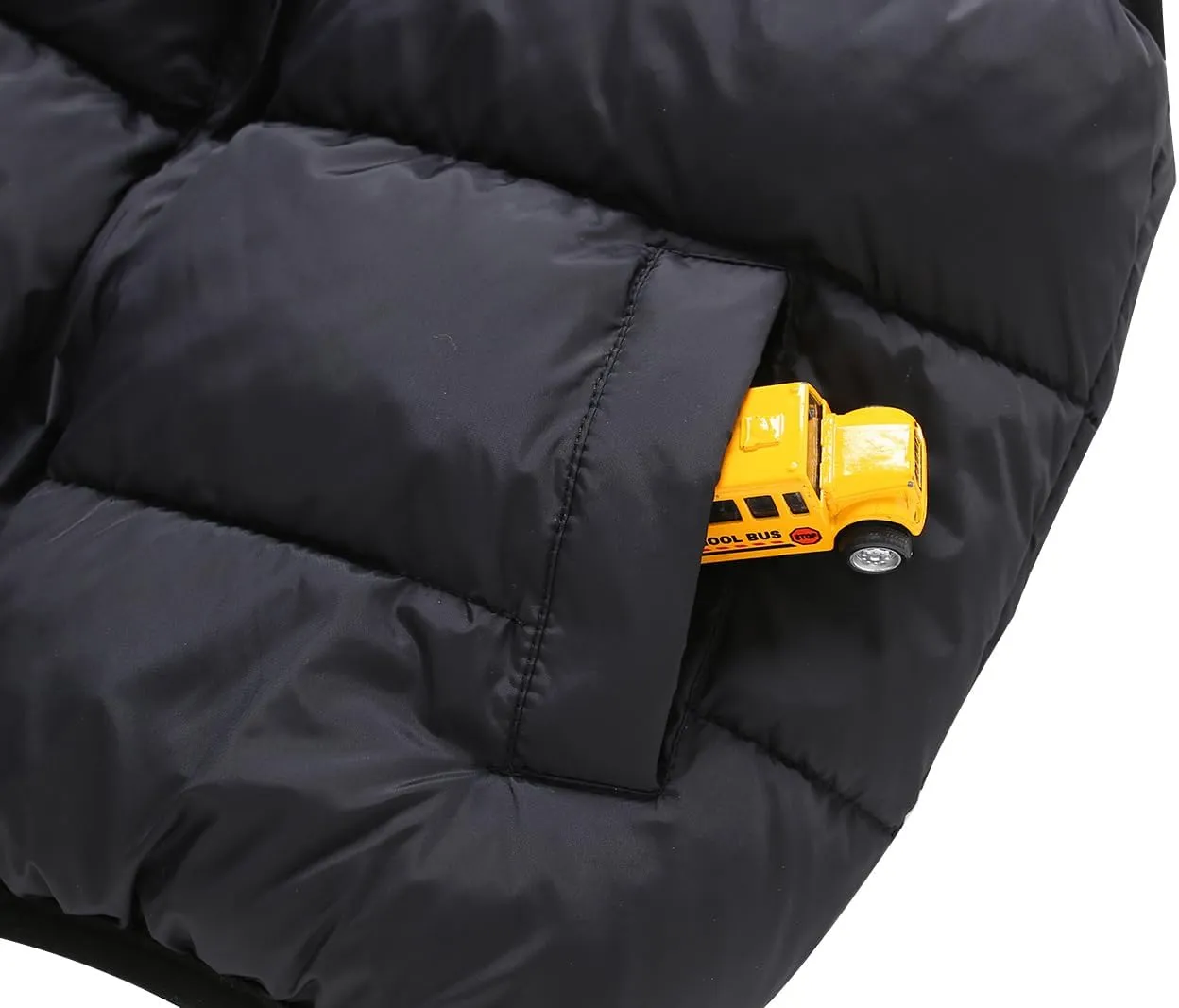 Toddler Puffer Vest Boys Girls Fleece Vest Puffy Toddler Boy Sleeveless Jacket Coat with Removable Hood